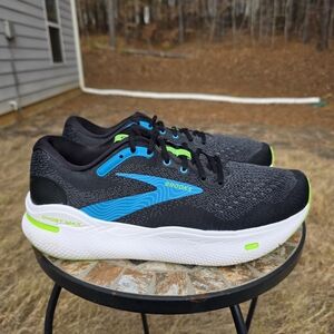 Brooks Ghost Max 1104061D060 Black/Atomic Blue Running Shoes Sneaker Men Sz 11 D